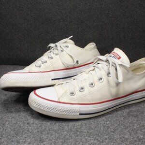 Converse Chuck Taylor All Star Low Top White Casual Shoes M7652 Women's Size 9